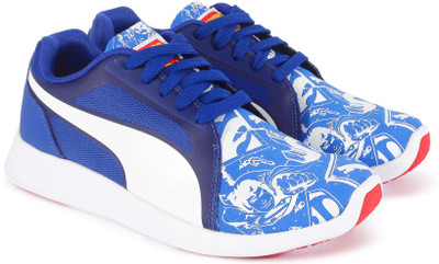 Puma Boys & Girls Lace Sneakers(Blue, Puma royal-puma white