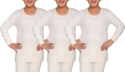 

Careplus Top For Boys(White, Pack of 3, Cream