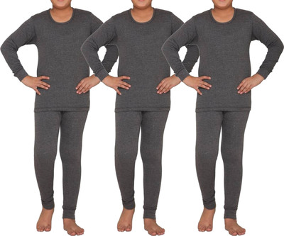 

Careplus Top - Pyjama Set For Boys(Grey, Pack of 3, Dark grey