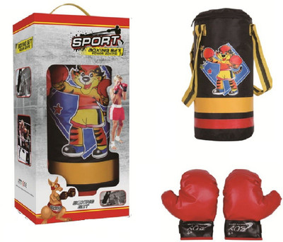 

Krypton Kids sport toys big size sand bag boxing set with gloves toys Boxing Kit