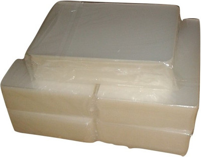 

TCLPVC Wholesale Lamination Paper Sheet Lamination 1000 pouches id card size Profit maker pack Company sealed pack Transparent Paper(Set of 10, White)