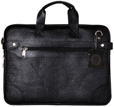 

Royal Leather Emporium 16 inch Expandable Laptop Messenger Bag(Black), Rle-blk