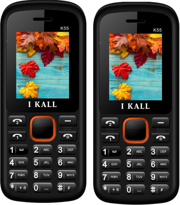 I Kall K55 Combo Of Two Mobile(Orange, Orange)