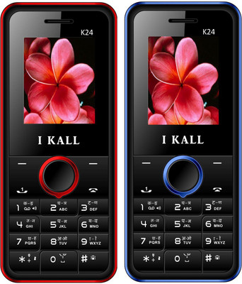 

I Kall K24 Combo Of Two Mobile(Red, Blue)