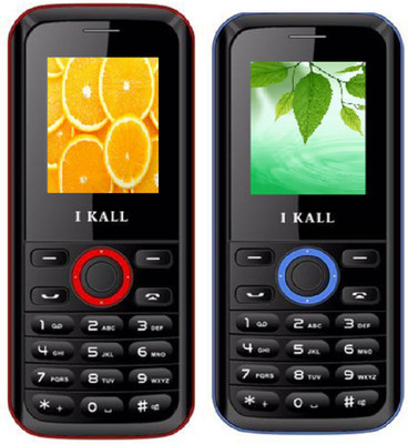 

I Kall K18 Combo Of Two Mobile(Red, Blue)