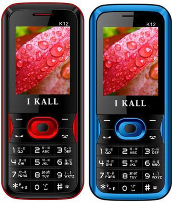 

I Kall K12 Combo Of Two Mobile(Red, Blue)