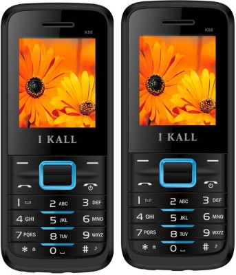 

I Kall K88 Combo Of Two Mobile(Blue, Blue)