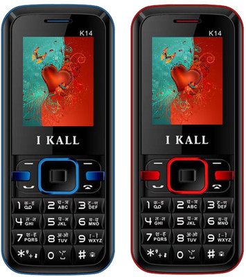 

I Kall K14 Combo Of Two Mobile(Red, Blue)