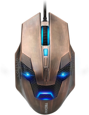 

Tecknet M268 Raptor Black Wired Optical Gaming Mouse(USB, Bronze)