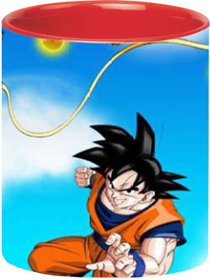 

Ashvah Dragon Ball Z Cartoon 1497 Ceramic Mug(350 ml), Red