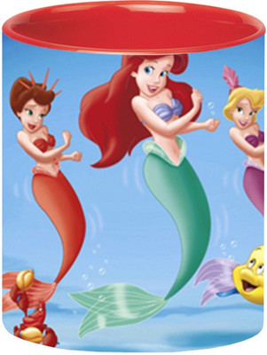 

Ashvah The Little Mermaid 1611 Ceramic Mug(350 ml), Red