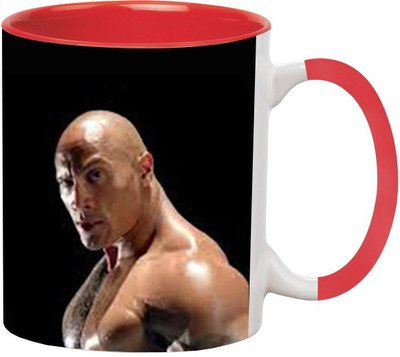 

Ashvah The Rock 1655 Ceramic Mug(350 ml), Red