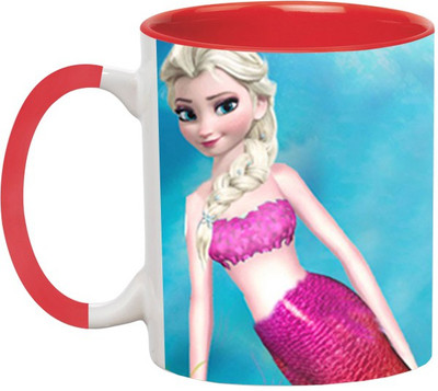 

Ashvah Mermaid 1587 Ceramic Mug(350 ml), Red