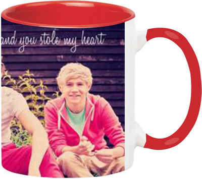 

Ashvah Friends Forever 1596 Ceramic Mug(350 ml), Red