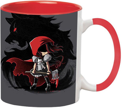 

Ashvah Dangerous Girl Ceramic Mug(350 ml), Red