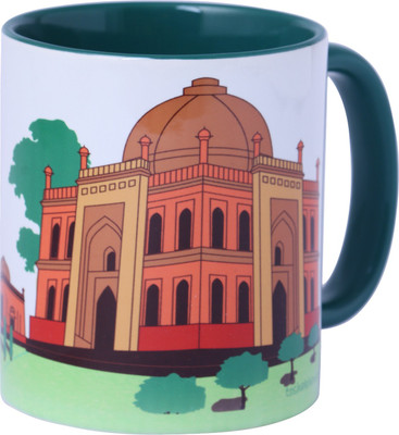 

toshakhana Lodhi Tomb Delhi India Ceramic Mug(300 ml), Green