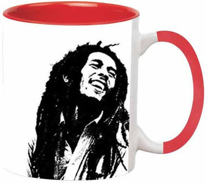 

Ashvah Bob Marley 1630 Ceramic Mug(350 ml), Red