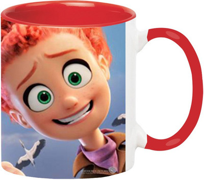 

Ashvah Angry Birds 1616 Ceramic Mug(350 ml), Red