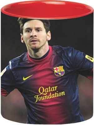 

Ashvah Lionel Messi 1531 Ceramic Mug(350 ml), Red
