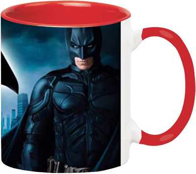 

Ashvah BatMan Vs SuperMan 1535 Ceramic Mug(350 ml), Red