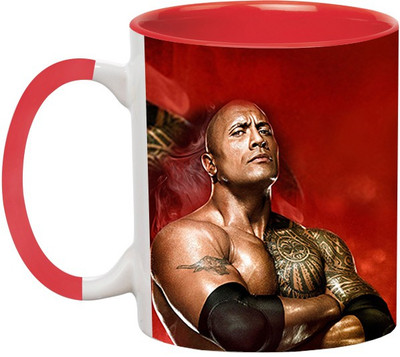 

Ashvah The Rock Ceramic Mug(350 ml), Red