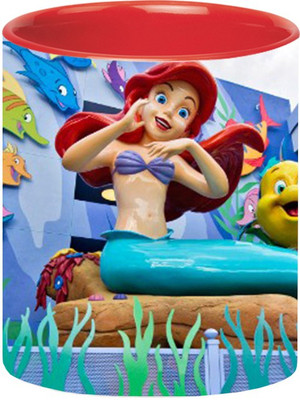 

Ashvah The Little Mermaid 1510 Ceramic Mug(350 ml), Red