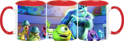 

Ashvah Cartoon 1547 Ceramic Mug(350 ml), Red