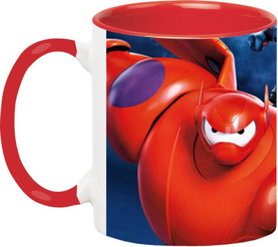 

Ashvah Disney Big Hero 6 Ceramic Mug(350 ml), Red