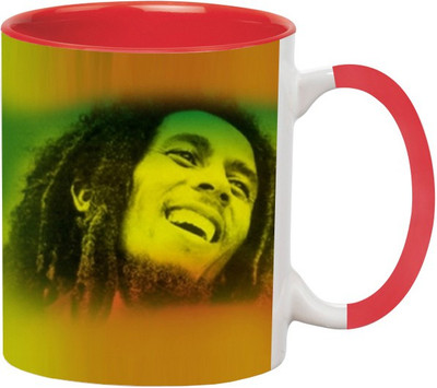 

Ashvah Bob Marley 1657 Ceramic Mug(350 ml), Red