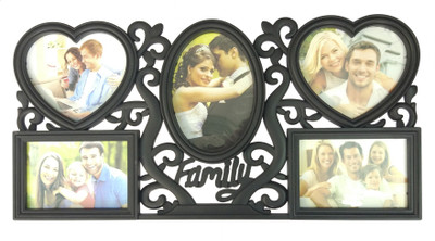

ME Decor Generic Photo Frame(Black, 5 Photos)