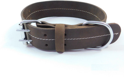 

Skora Export Quality Genuine Leather  Breeds Dog Collar Dog Everyday Collar(, brown