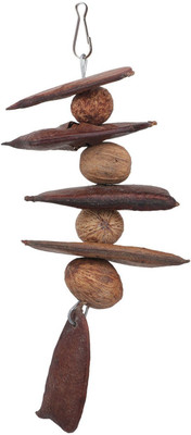 

SRI SRI Chew Toy for Bird (Medium, Brown) Plastic Chew Toy For Bird