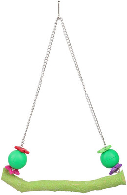 

SRI Bird Hanging Entertaing Toy Medium, Multicolor) Wooden Stick For Bird