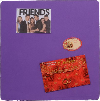 

ABV Traders ABV Equitable Photo Display Pin Up Board/ Trendy Wall Hanging for Office and Home (1.5X1.5 Ft) Foam Bulletin Board (Purple) Pin up Board Bulletin Board(Purple)