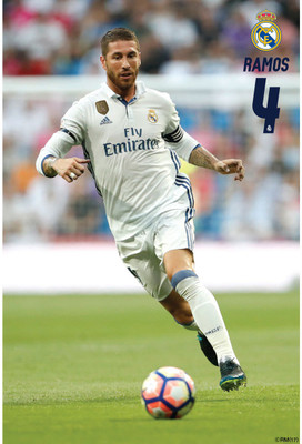 

Real Madrid Mini Poster Ramos 61 Paper Print(18 inch X 12 inch)