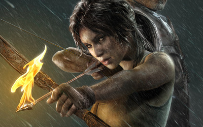

2013 Lara Croft Tomb Raider ON FINE ART PAPER ON 24X36 LARGE POSTER Photographic Paper(36 inch X 24 inch, Rolled)