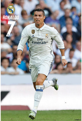 

Real Madrid Mini Poster Sicker Ronaldo 59 Paper Print(18 inch X 12 inch)