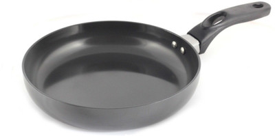 

Dailyware Hard Anodized FryPan with long Bakelite Handle,2 ltr,Black Fry Pan 41 cm diameter(Aluminium)