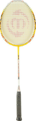 

Maspro High Power 700 White, Yellow Strung Badminton Racquet(G4 - 3.25 Inches, 350 g)