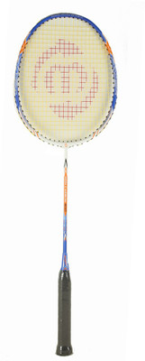 

Maspro HIGH CARBON 900 White, Blue Strung Badminton Racquet(G4 - 3.25 Inches, 200 g), Blue;white