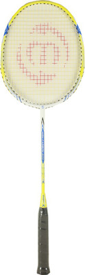 

Maspro 900 White, Yellow Strung Badminton Racquet(G4 - 3.25 Inches, 200 g)