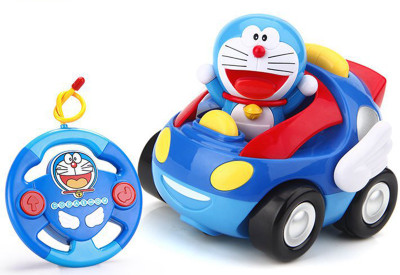 

HALO NATION Cute Cartoon remote Control Adventure car High speed with Doreamon Theme(Blue)