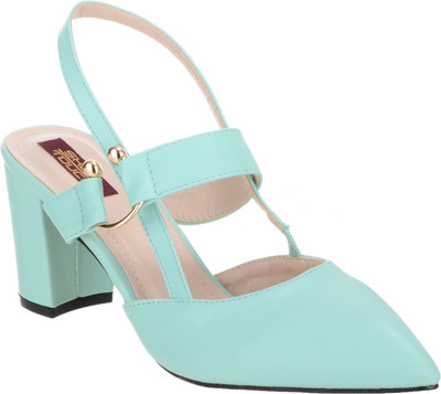 

Shuz Touch Women GREEN Heels