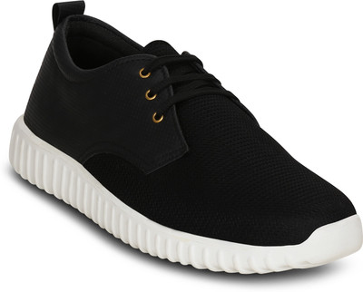 

Kielz Black-Lace Up-Men-Sneakers Sneakers For Men(Black
