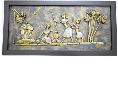 

HANDICRAFT BOX NA Decorative Showpiece - 1 cm(Terracotta, Multicolor)