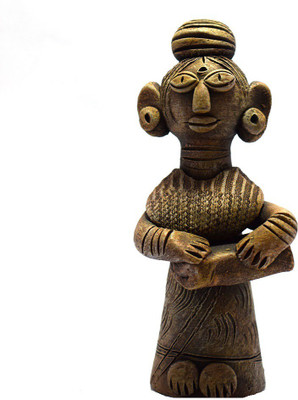 

HANDICRAFT BOX NA Decorative Showpiece - 1 cm(Terracotta, Multicolor)