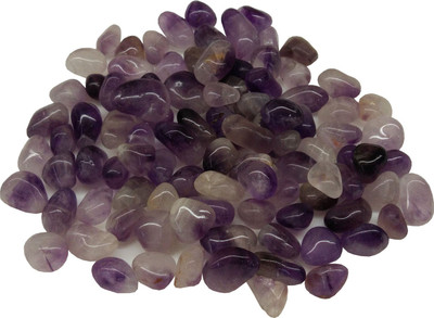 

Aldomin Amethyst Healing Crystal Small Tumbled Stone (250 Gram) Decorative Showpiece - 0.5 cm(Crystal, Purple)