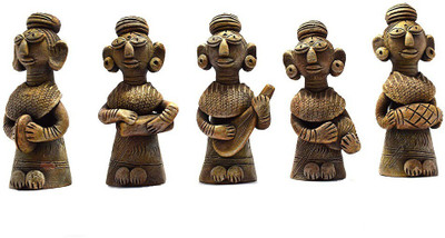 

HANDICRAFT BOX NA Decorative Showpiece - 1 cm(Terracotta, Multicolor)