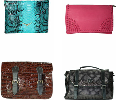 

MODA DESIRE Women Casual Multicolor Leatherette Sling Bag