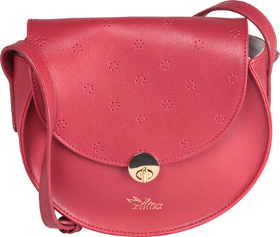 

Ilina Women Casual Red PU Sling Bag